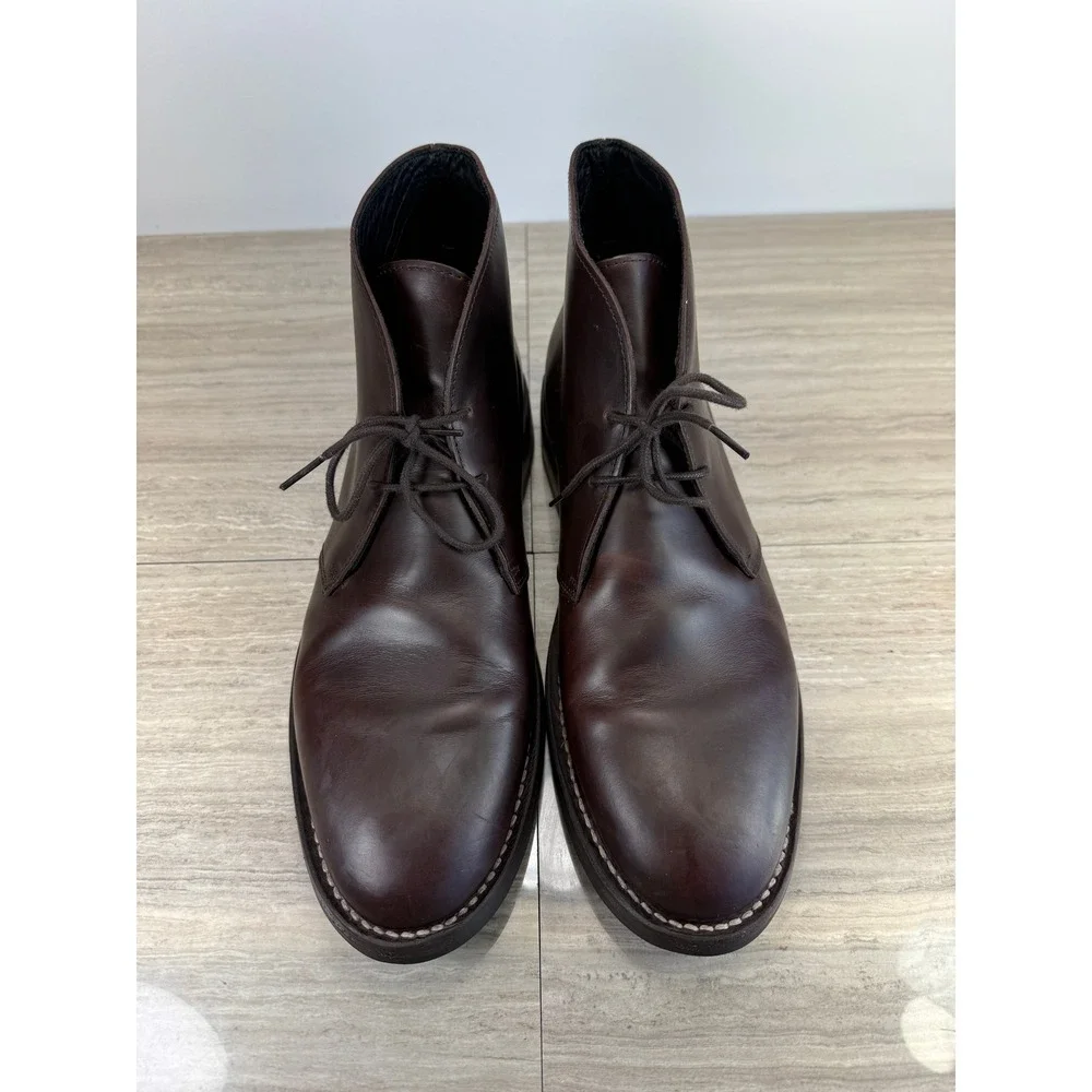 Thursday Boot Co Chukka Scout Brown Leather Men 10.5 Utility Heritage Casual EUC